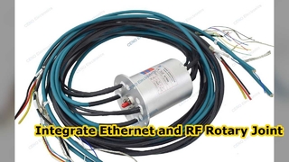 Ethernet Sinyalini ve RF Döner Bağlantı Noktasını Entegre Edin
