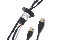 2 USB Çalışma Hızı 300rpm Kapsül Kayma Halkası Mühendislik Plastik Malzemesi