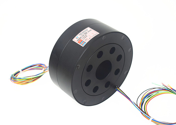 8 Yüzük Sinyali Endüstriyel Kayma Halkası 300rpm Düşük Elektriksel Gürültü 30mohm IP51