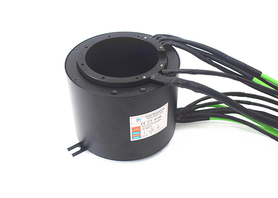2 X 100M Delikten Ethernet Slip Ring Dia. 100mm Sıcaklık -40°C