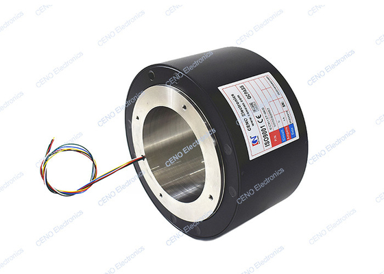 Endüstri için İçi Boş Şaftlı IP65 Çap 127mm Sinyal Kayma Halkası