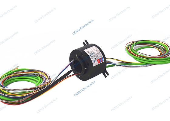 Otomatik Makine İçin Delik Kayma Halkası IP54'ten 100M Megabit Ethernet