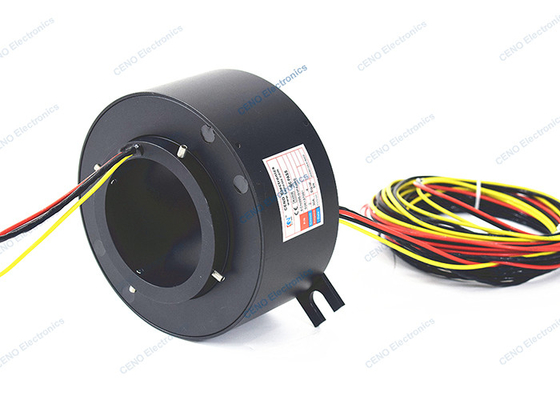 Akıllı Ekipmanlar İçin Delikten 95mm Profibus Signal Endüstriyel Kayma Halkası