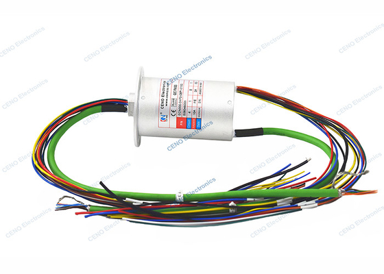 Flanşlı 1000M Gigabit Ethernet Kayma Halkası 300rpm Değerli Metal