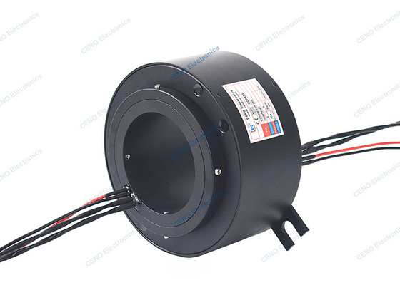Endüstri için Elektrik / Sinyal ile Delik Kayma Halkası IP54 Temel