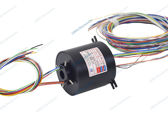 Endüstriyel Uygulama İçin Açık Delikli 3000rpm Yüksek Hızlı Kayma Halkası