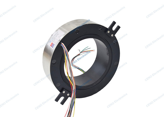 ID 165mm Elektrik Kollektörlü ve RS485'li Açık Delik Kayma Halkası