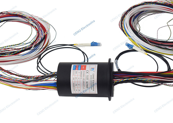 Düşük Sıcaklıklı Elektrikli Fiber Optik Döner Eklem Kayma Halkası 1550nm