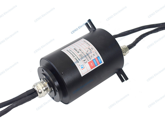 Enkoder Sinyali Entegre Kayma Halkası 400VAC, IP65 Döner Elektrik Bağlantısı ile