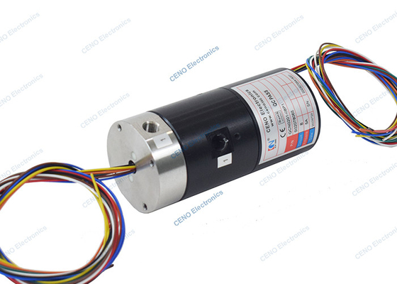 Rotary Pneumatik & Güç Ortak ve Elektrikli Kolektor ile 30rpm Entegre Kayma Halkası