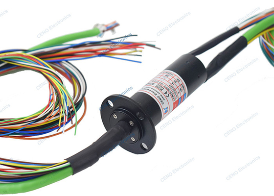 Miniatür 250 rpm Ethernet Kayma Halkası Kapsül Elektrik Toplayıcı