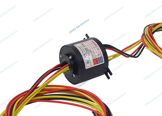 Çukur iletimli güç kaydırma halka montajı rotary elektrik güç eklem ile 300 RPM
