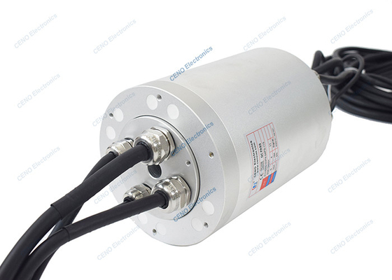 Yüksek Voltajlı Profibus Sinyal Kayma Halkası 630V Kombine İletici Kolektorla