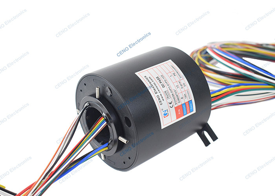 Elektrikli Çapraz Güçlü Kayma Halkaları Endüstriyel Sistem için 0 - 300rpm