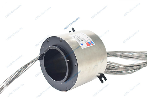 K tipi Termo Couple Signal Slip Rings Through Hole ID140mm Endüstri için