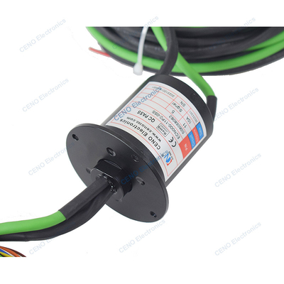 Modbus Sinyal Kayma Halkası 10A Elektrik Gücü ve Endüstriyel Otomatik için Flange