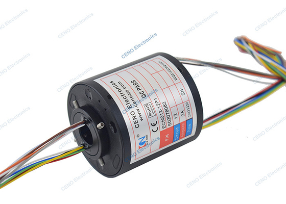 300RPM 380V Elektrik Gücü Kayma Halkası 12.7mm'lik delik boyutu ile