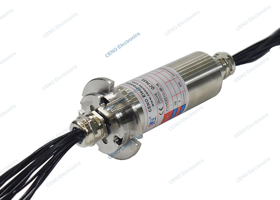 16 Kanal SM MM Fiber Optic Rotary Joint with FORJs Anten için kayma halka
