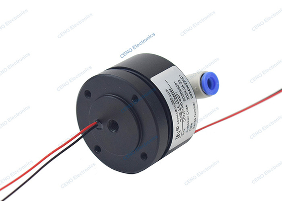 1 kanal Gaz Entegre Pnömatik Döner Birliği Ø6mm Tub & -100KPa ~ 0.6MPa ile