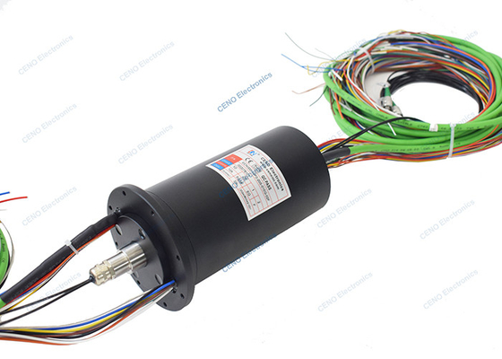 2 Kanal SM Fiber Optic Rotary Joint Integrate FORJs IP65 ile kayma halka