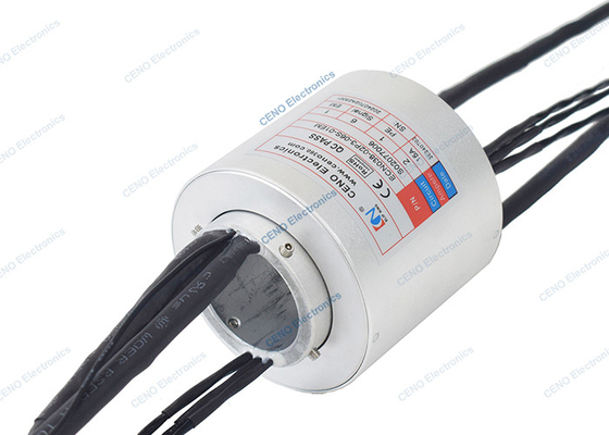 Düşük sıcaklıklı kayma halkası 38 mm çapında delik ve endüstri için Ethernet sinyali