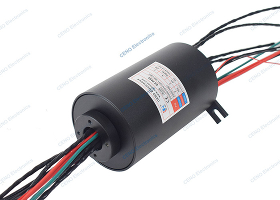 Endüstri için Ethernet Signal Slip Ring kombine dönen elektrikli konektör