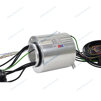 Su geçirmez kayma yüzüğü 15 devre ile Elektrik Gücü Ethernet sinyali ve dönen elektrik bağlantısı