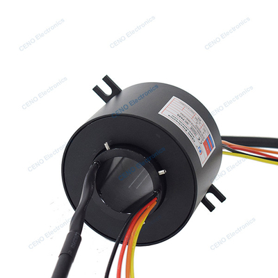 Endüstri için dönen elektrikli konektörleri olan boru kayma halkası.