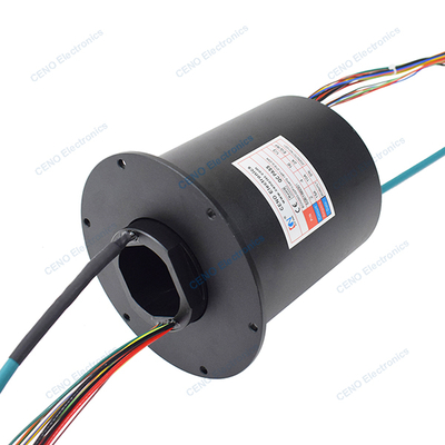 Elektrik gücü Ethernet & RF Slip Ring'i Radyo Frekansı Döner Birliği ile Entegre Et
