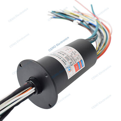 Ethernet Slip Ring, Elektrik Gücü ve Robotlar Kolları için RS422 Sinyalini Birleştirir