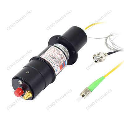 1 fiber ve 1 RF koaksili optik-elektrik hibrit kayma halka