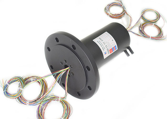 Çalışma Hızı 300rpm Endüstriyel Kayma Halkası 30x2A Vidalarla Sabitlenmiş Değerli Metal